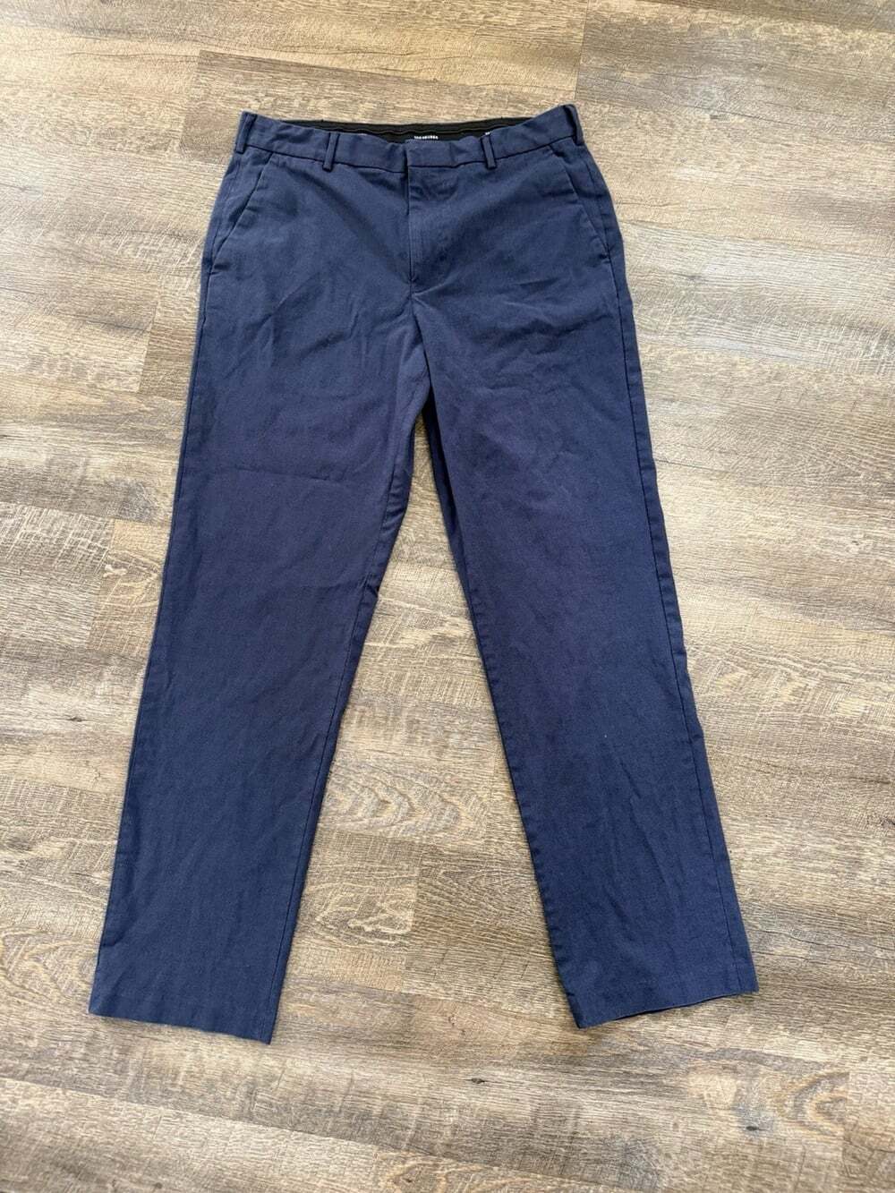 Van Heusen Flex Tech Pant Straight Fit 32x32 Navy Mens Good Condition